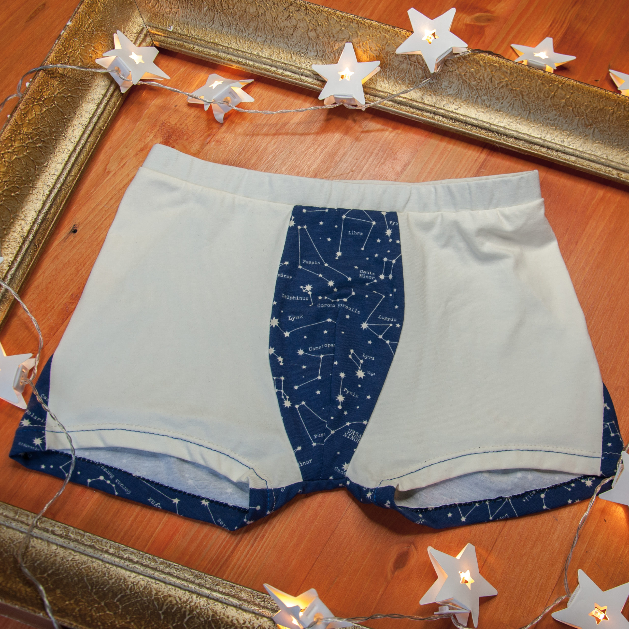 Boxer Homme - constellations étoilées - Taille M